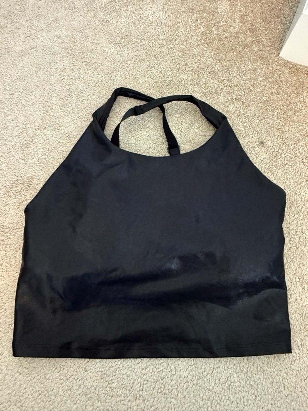 Old Navy Black Active Powersoft Sports Bra